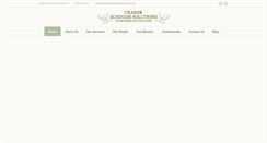 Desktop Screenshot of crakerbusinesssolutions.co.uk